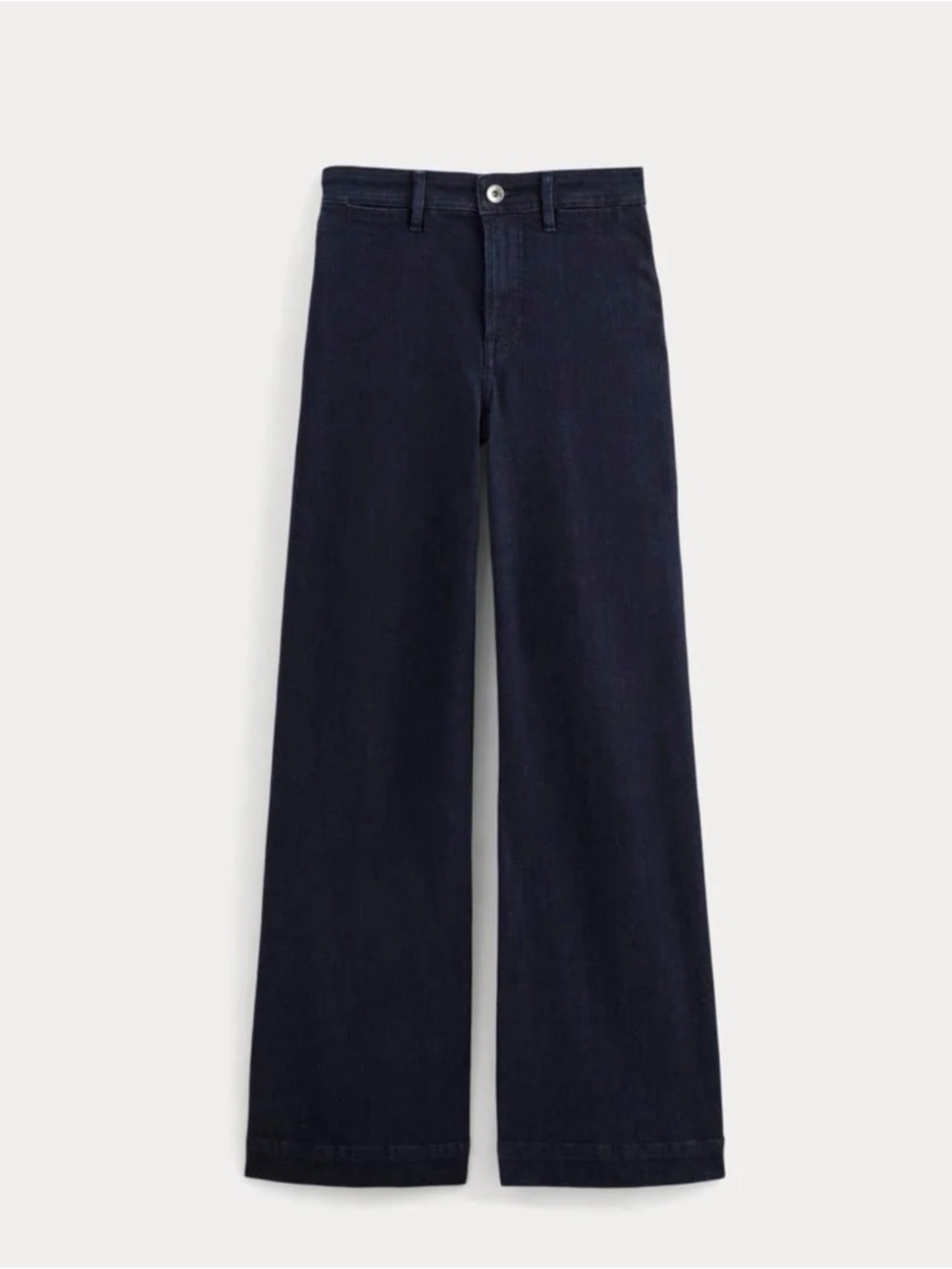Everlane Wide-Leg High Key Jeans — Dark Navy